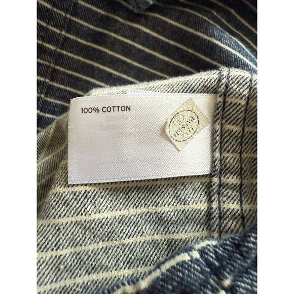 Duluth Trading Company Blue Denim Look Button Down Size 3XLT - Picture 6 of 6